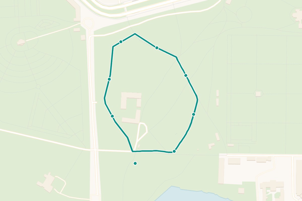 Karta över Folkparken Norrköping