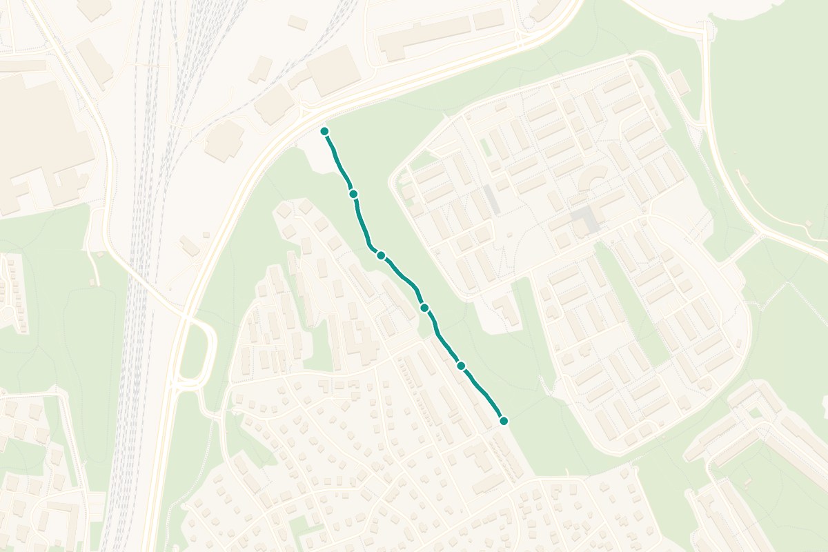 Karta över Lisebergsparken