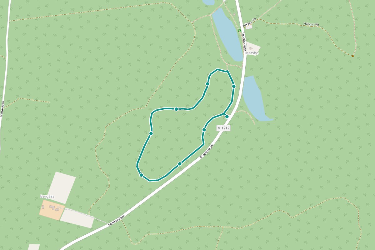Karta över Bokskogen